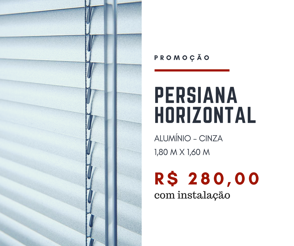 Promoção Persianas BH