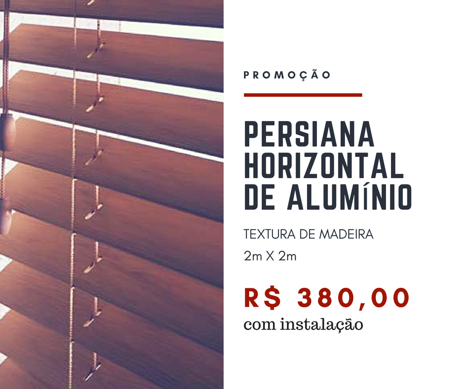 Promoção Persianas BH