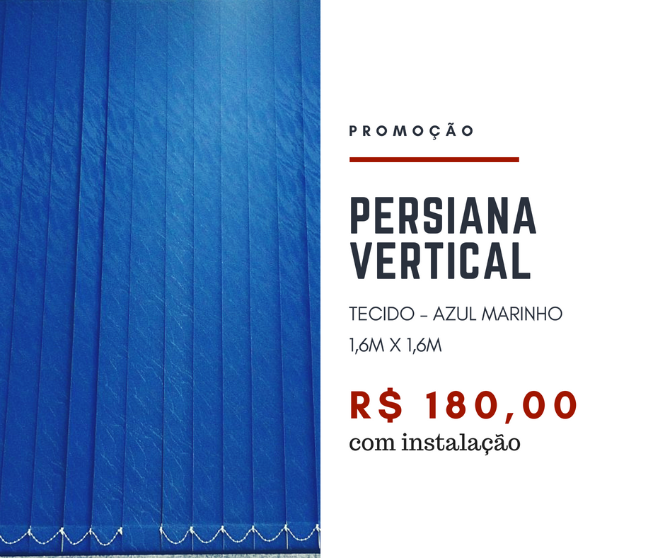 Promoção Persianas BH